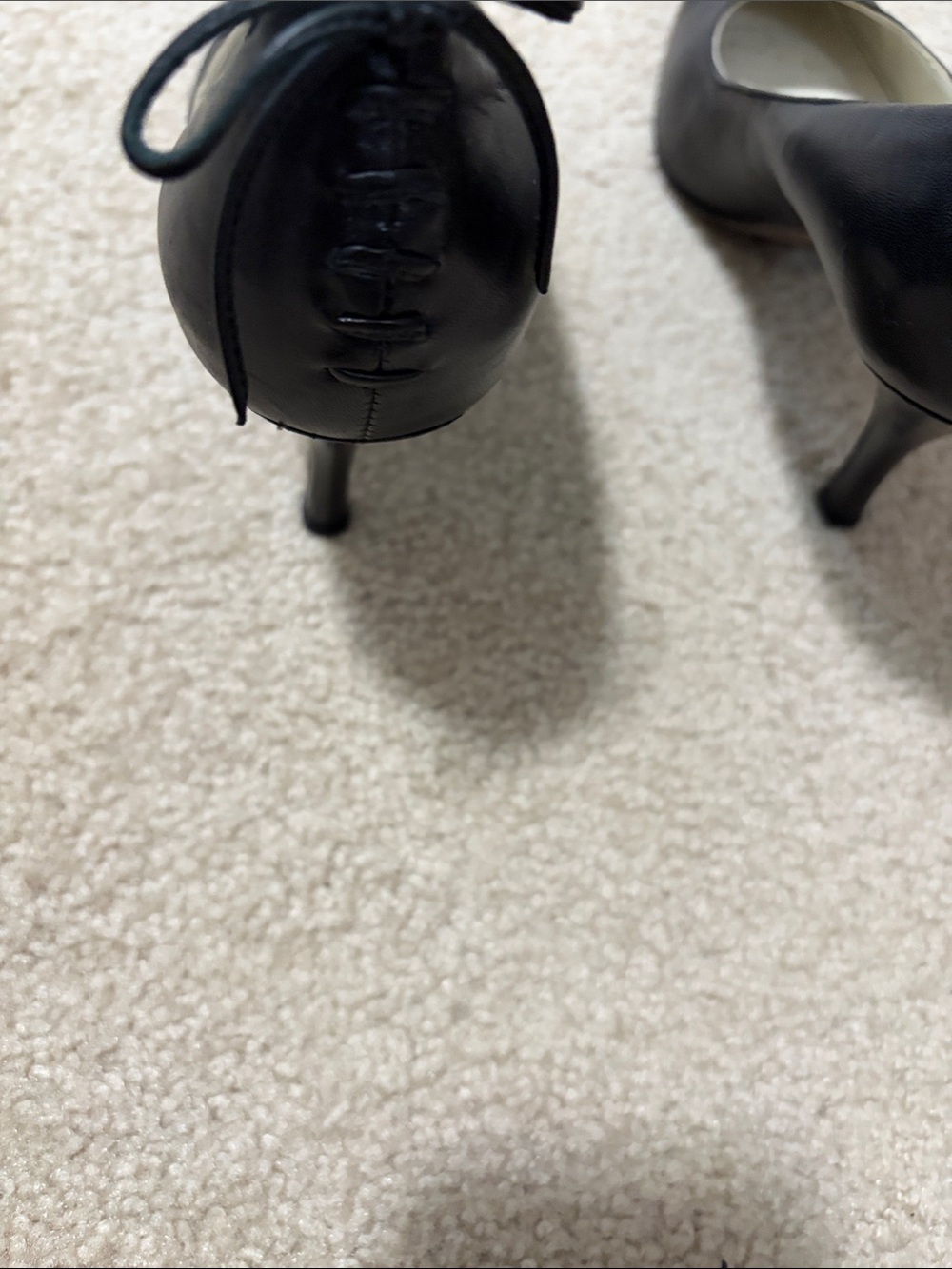 Banana Republic Black Leather Heels - Picture 2 of 6